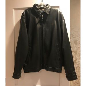 Ralph Lauren Men’s Black Leather Jacket